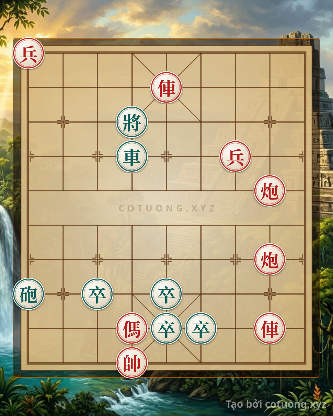 Challenge: The Ultimate Xiangqi Trap: 2 Rooks 2 Cannons Horse vs. Rook Cannon 4 Pawns - The Move That 90% of Players Miss - Can you solve it?