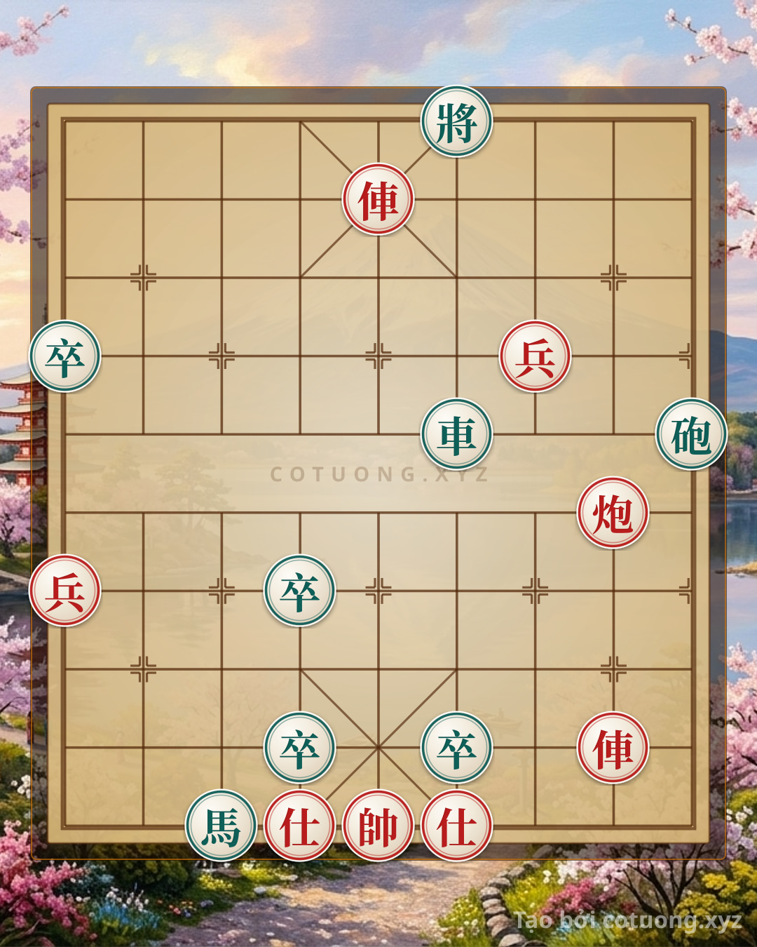 Challenge: Xiangqi: Red General's Tactical Checkmate in the Black Chariot Blockade - Can you solve it?