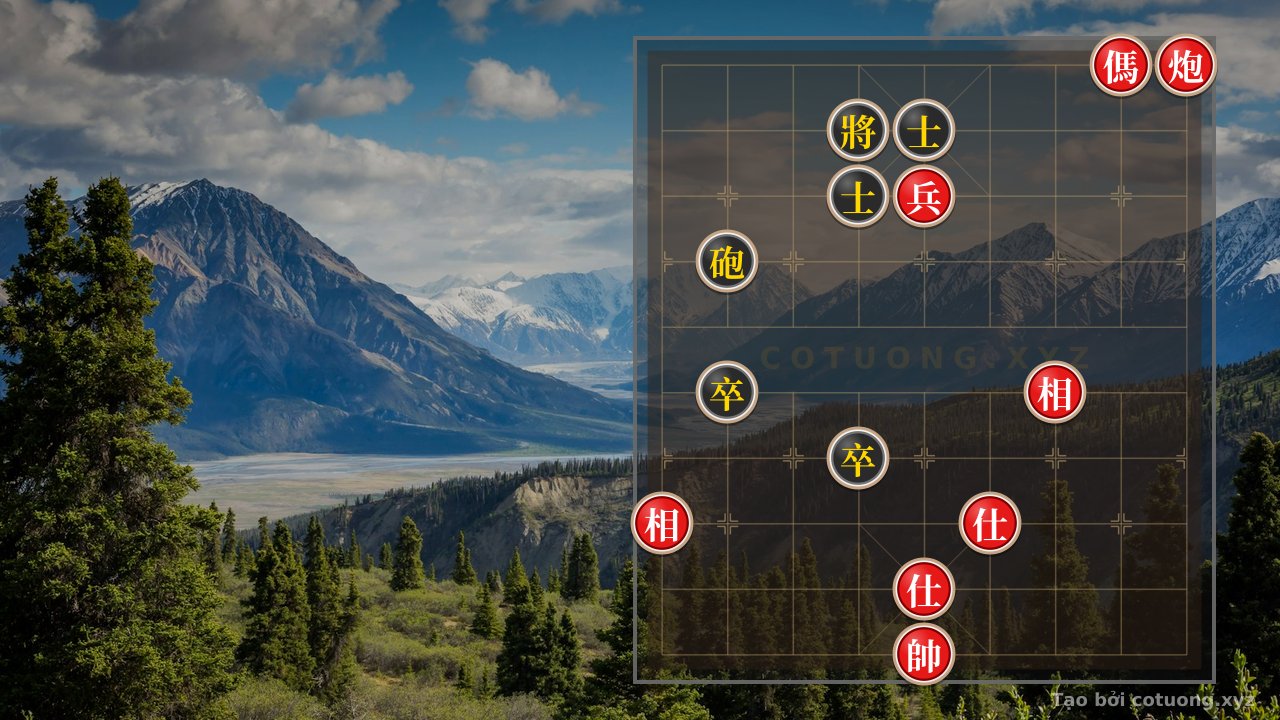 Thế cờ: Defeating the Xiangqi Position: Tactics of Red Horse on File 2 and Red Cannon on File 1 — Cờ Tướng Online