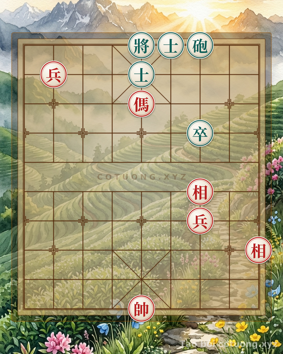 Challenge: Breaking the Fire General: Red Moves First, Tearing Apart the Black Cannon on the Board - Can you solve it?