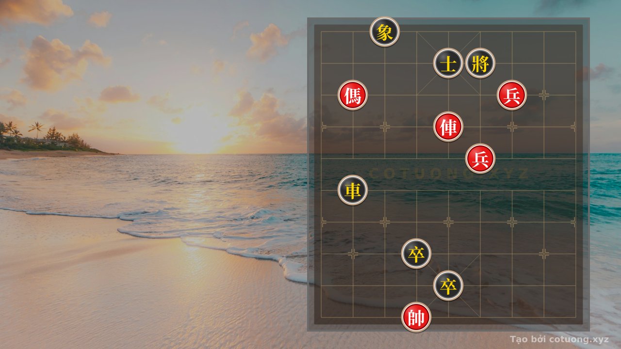 Thế cờ: Masterstroke Counterattack: Red Rook Pierces Black Pawn on File 4 - Lightning-Fast Move Seizes the Advantage — Cờ Tướng Online