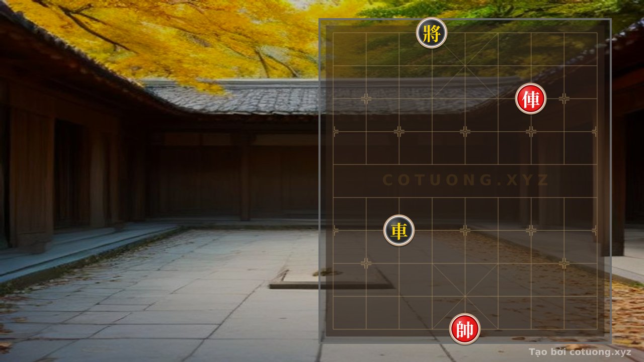 Thế cờ: Red General's Position: Black Rook Defense, Red Rook Direct Attack - Tactics and Art — Cờ Tướng Online