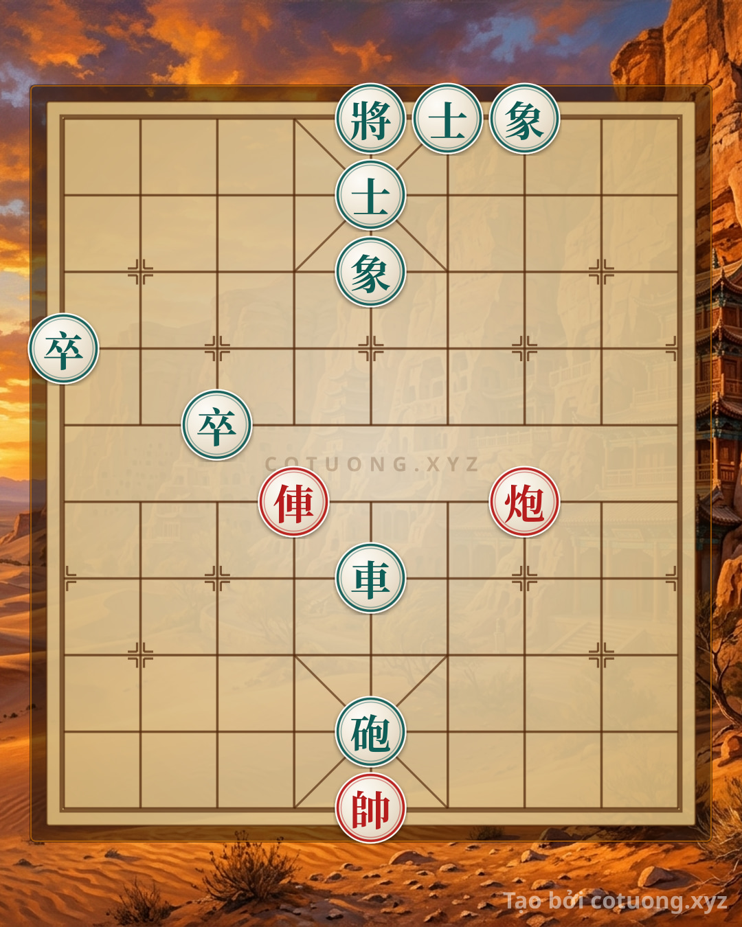 Challenge: The Art of Xiangqi: When the Red Chariot Cannon Faces the Black Chariot Cannon in the Battle of the Advisors - The Strategy to Defeat Your Opponent in 3 Moves - Can you solve it?