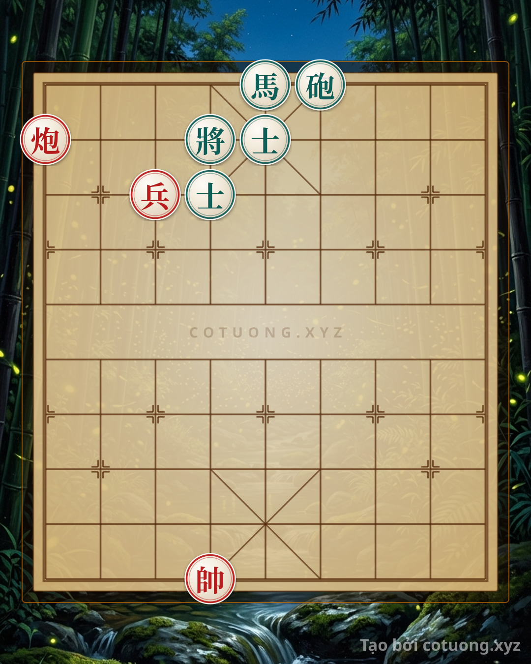 Challenge: Xiangqi's Deadly Position: Black Horse Alone vs. Red Cannon, A Life-and-Death Battle on the Board - Can you solve it?