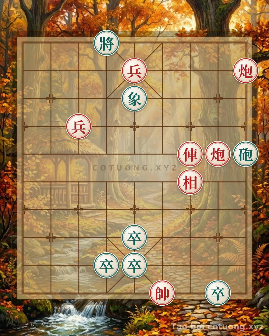Thế cờ: Unexpected Cannon Strategy: Checkmate the Black General with the Sky Cannon to the Ninth Palace — Cờ Tướng Online