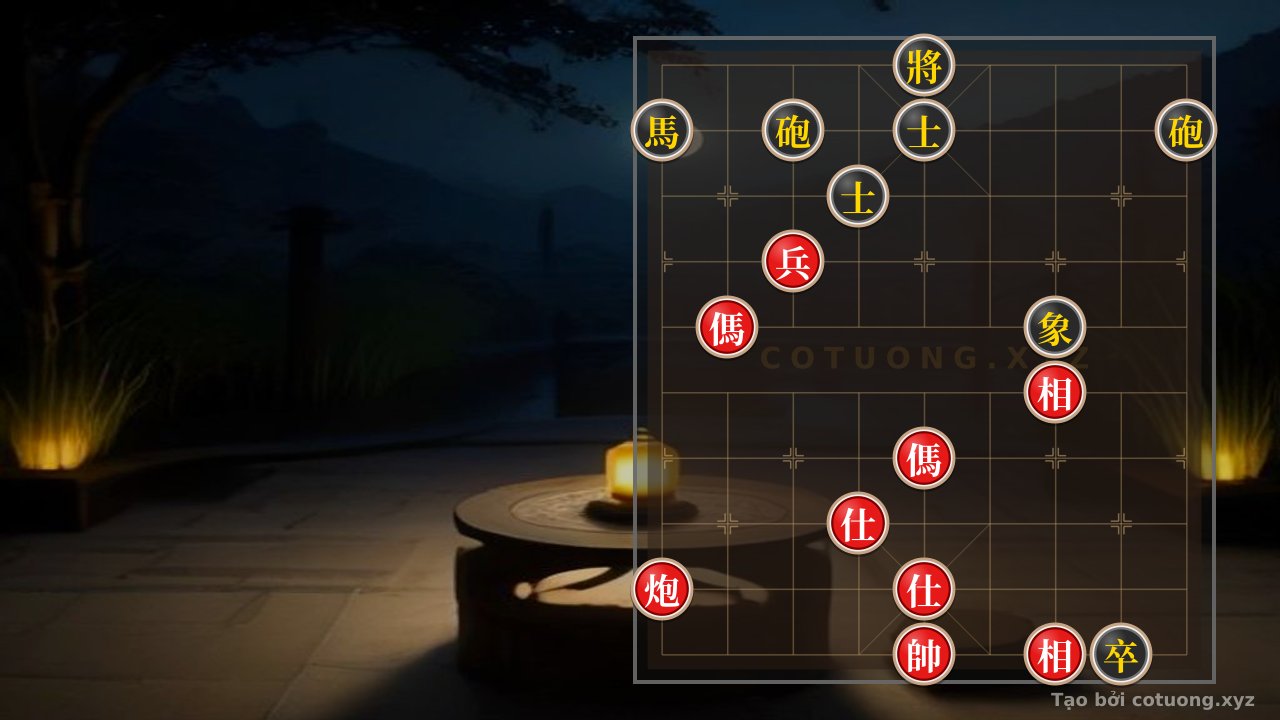 Thế cờ: Creepy Board: The Deadly Trap in the 5-Row 10-Column General Exposed — Cờ Tướng Online