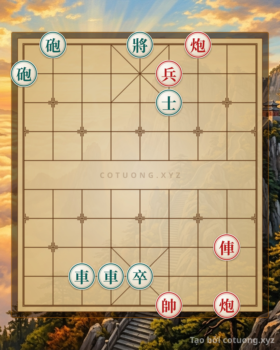 Challenge: Red Cannon on File 3 Defeats Black Chariot on File 2: Extreme Sacrifice Strategy - Can you solve it?