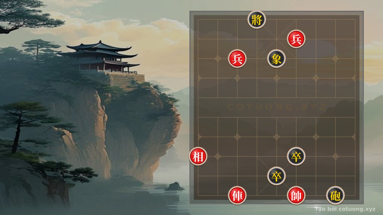 Thế cờ: The Cruel Endgame: Black General at 4th Rank 10 - The Red Army's Decisive Strike — Cờ Tướng Online