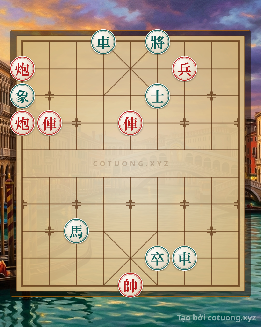 Challenge: Xiangqi: The 'Empty Cannon' Strategy - Lessons from the Historical Battle of Bach Dang - Can you solve it?