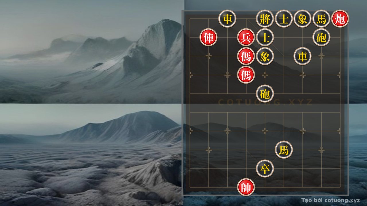 Thế cờ: Red General: Mastering the 'Double Horse Interlock' Strategy — Cờ Tướng Online