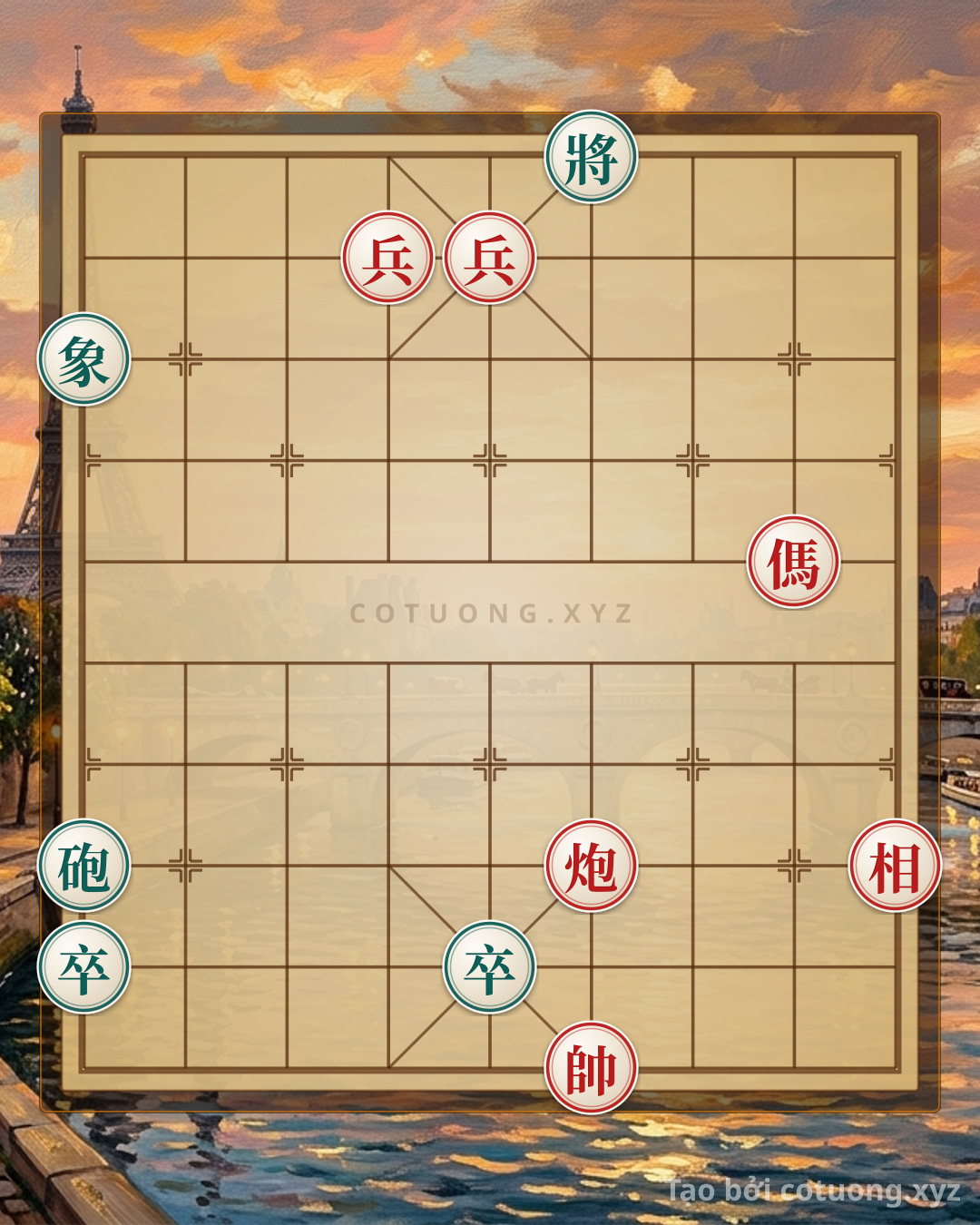 Challenge: Xiangqi: The Red Formation Breaking the Barrier - Explanation for the Attacking Player - Can you solve it?