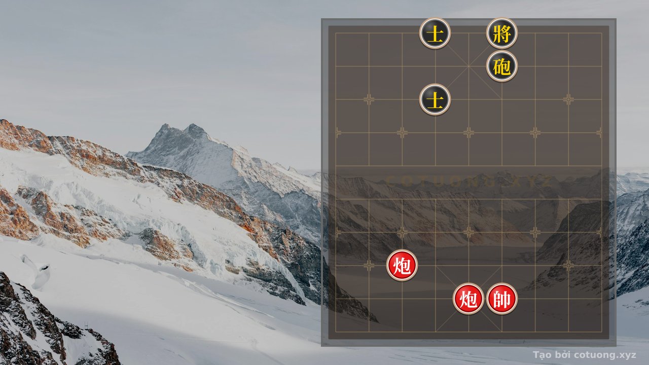 Thế cờ: Red Cannon's 'Empty Board' Strategy: A Strike from the Third Rank — Cờ Tướng Online