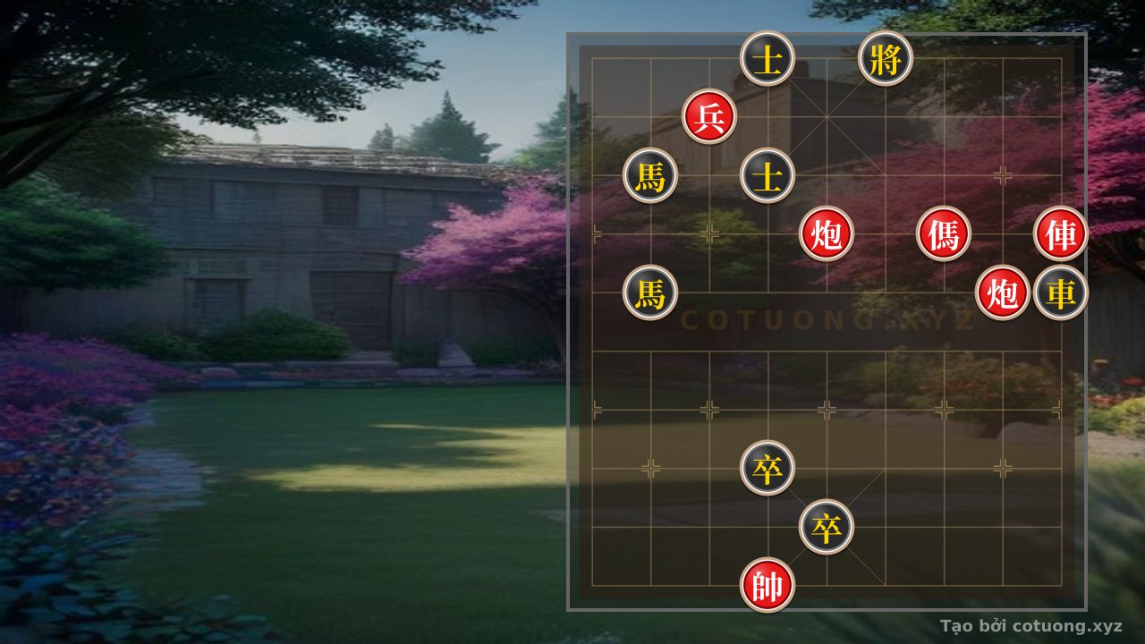 Thế cờ: Red Rook 2Cannons Horse Pawn vs Black Rook 2Horses 2Pawns 2Advisors: Mastering Level 5 Tactics — Cờ Tướng Online