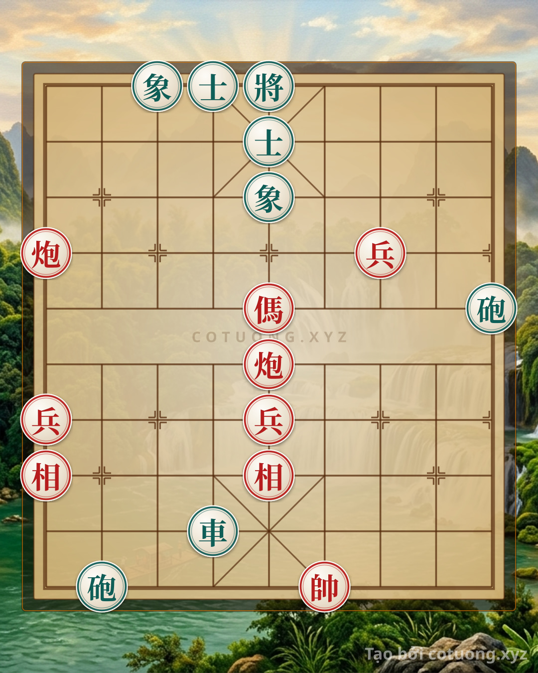 Challenge: Xiangqi Pro Tips: The Art of Using Rook, Pawn, and Cannon to Defeat the Black General in a Crucial Battle - Can you solve it?