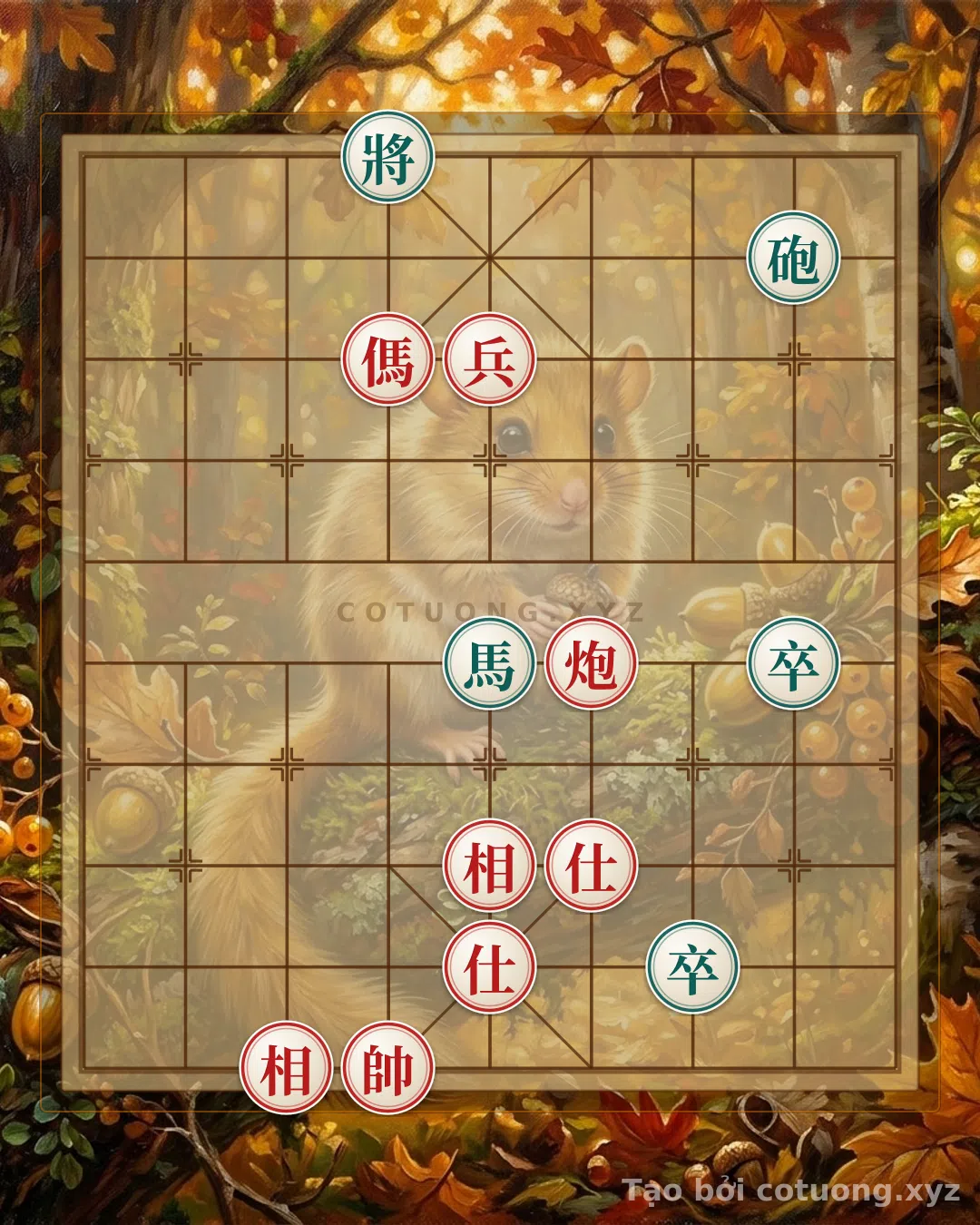 Thử Thách: Pháo Mã Chốt Lưỡng Sĩ Tượng Đối Đầu: Trận Xích Bích Trên Bàn Cờ Tướng - Bí Kíp Sống Còn Của Quân Đỏ - Bạn có thể giải được?
