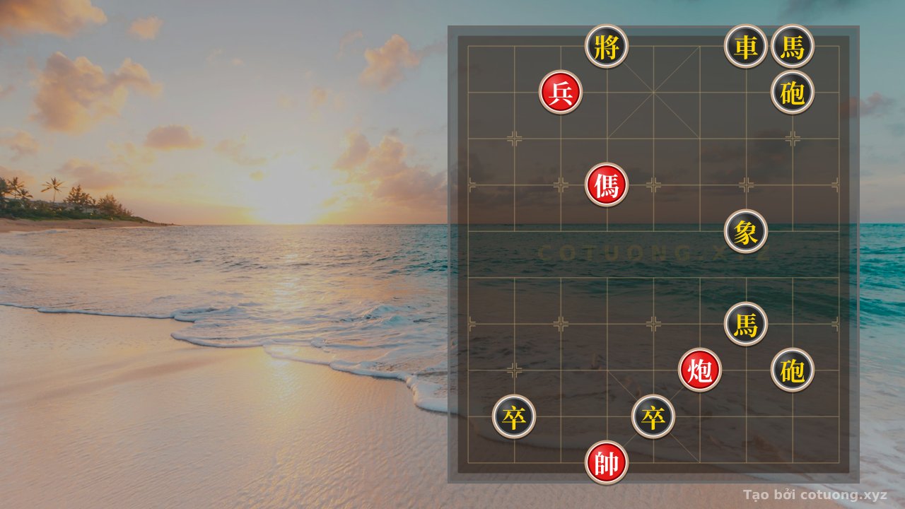 Thế cờ: Xiangqi: The Red Cannon's Empty 4th Rank Trick - Black's Defensive Strategy — Cờ Tướng Online
