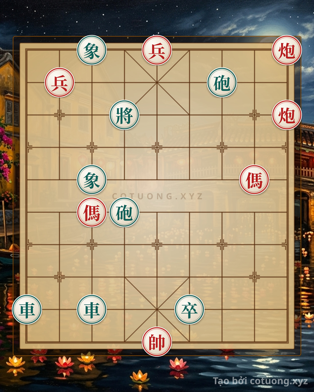 Challenge: Red General Chess: Rapid Checkmate Tactics from the Double Horse Legs Formation - Can you solve it?