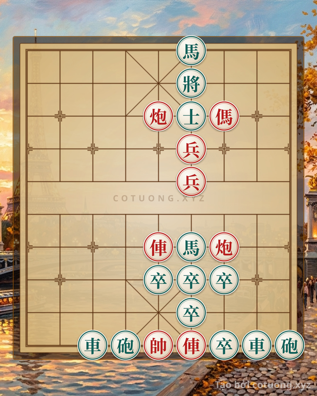 Challenge: Red-Dyed Trap: Red Cannon Reveals 5th Rank 8, Threatening the Black General - Can you solve it?