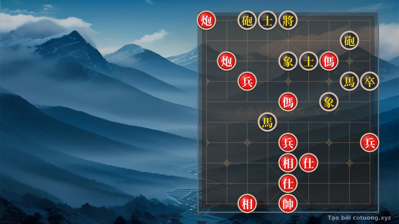 Thế cờ: Classic Counterattack Tips: When the Red Horses Step on the Black's Killing Moves - Legendary Endgame #1972 — Cờ Tướng Online
