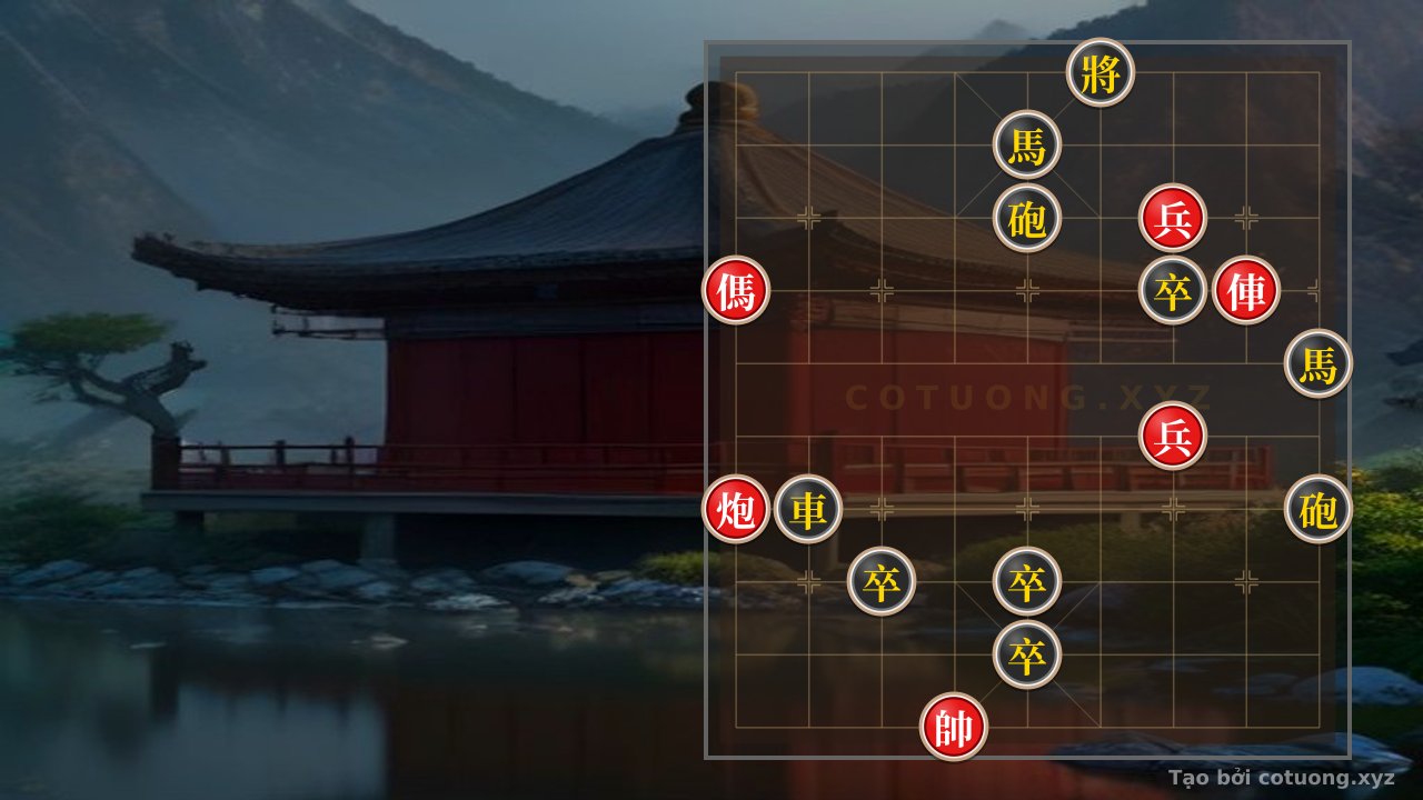 Thế cờ: Hidden Gem Chess Master: Decoding the Red Chariot's Retreat 2 - The Black Pawn Trap! — Cờ Tướng Online