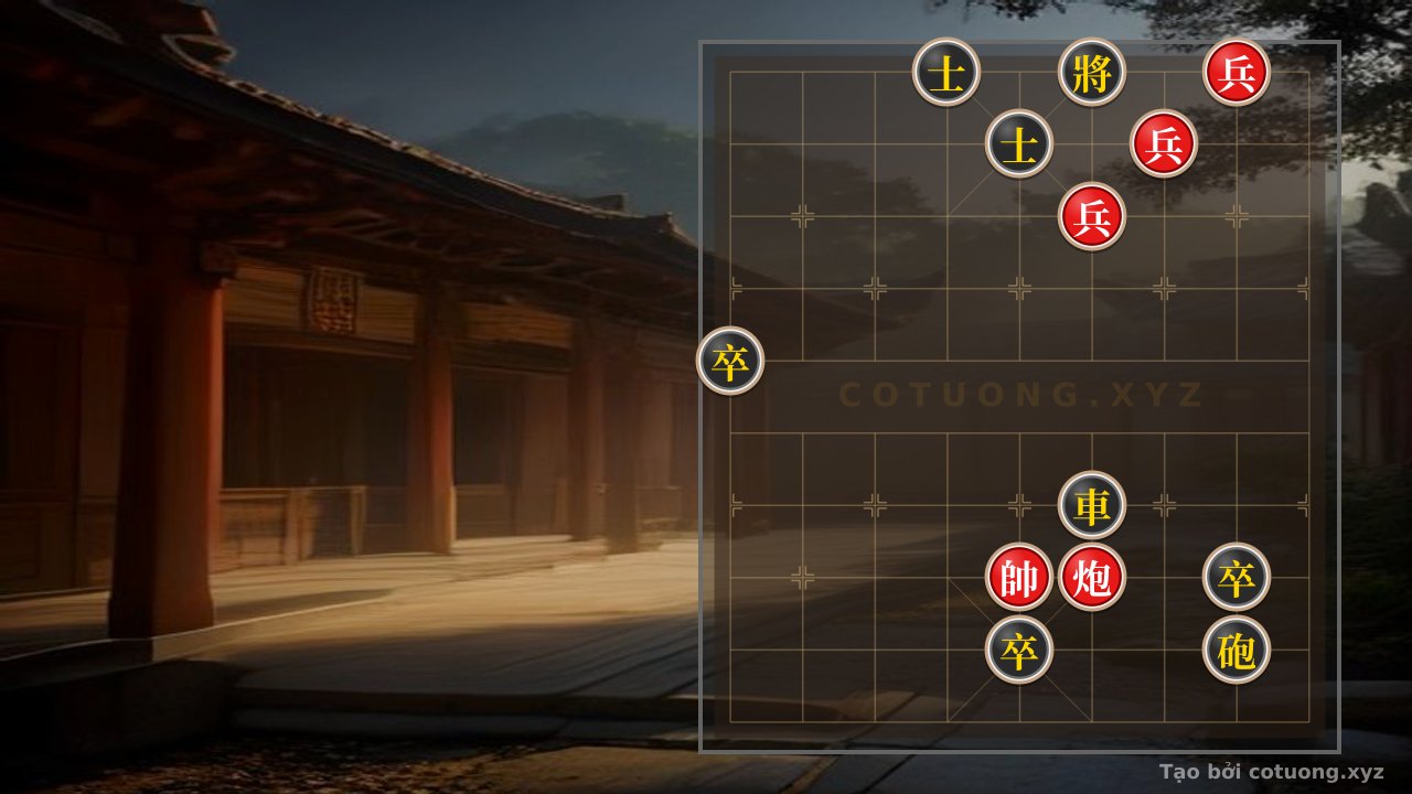 Thế cờ: Xiangqi Master's Secret: Cannon Three Pawns vs. Chariot Cannon - The Battle of Blood and Iron on the Chessboard — Cờ Tướng Online