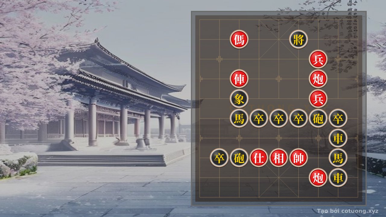 Thế cờ: Xiangqi Pro Tips: How to Win with Xe 2Pháo Mã 2Chốt Sĩ Tượng vs. 2Xe 2Pháo 2Mã 5Chốt Tượng - The Heartbreaking Move — Cờ Tướng Online