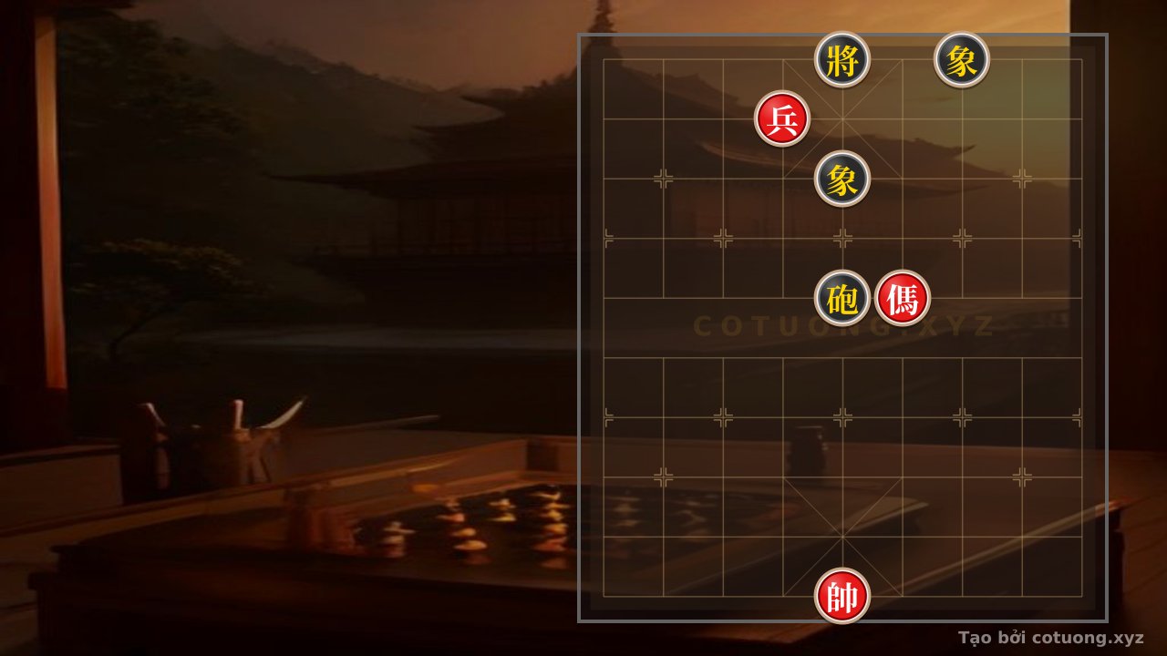 Thế cờ: Xiangqi: Red's Strategic Breakthrough Over Black's Double Elephant Defense — Cờ Tướng Online