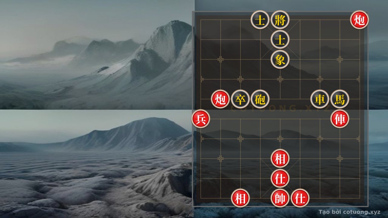 Thế cờ: Xiangqi (Chinese Chess): Red Chariot and Cannon Win Against Black Horse - Checkmate Strategy — Cờ Tướng Online