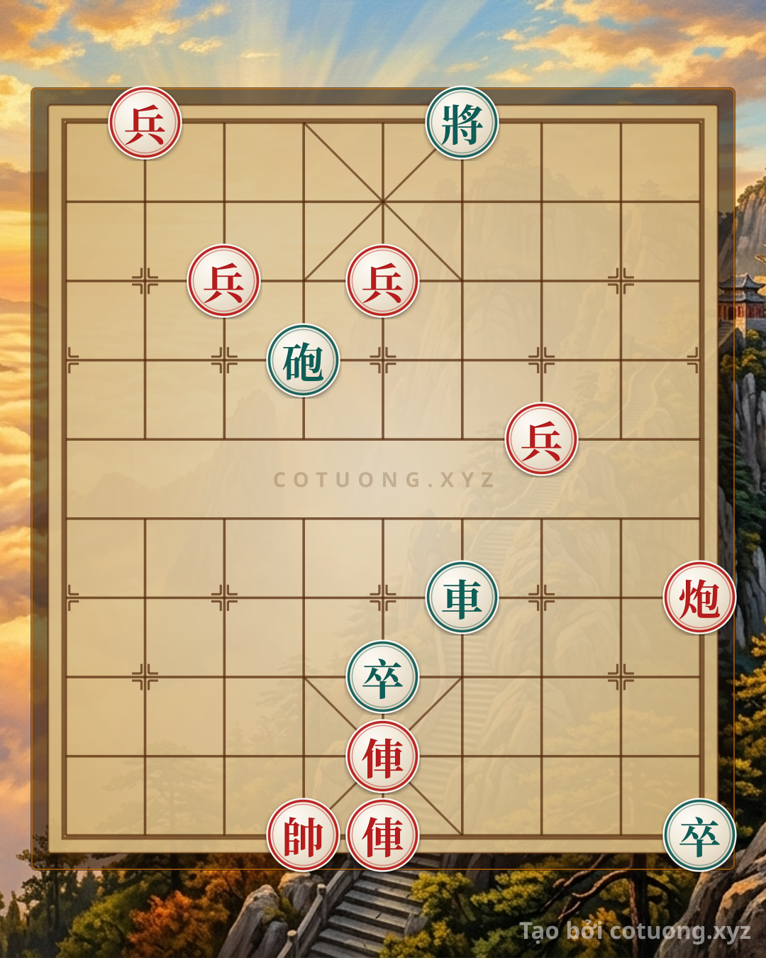 Challenge: Xiangqi: Mastering the 'Straight Chariot' Opening - Can you solve it?