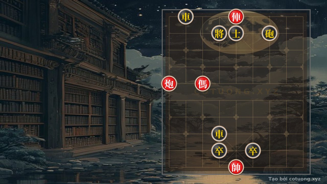 Thế cờ: The Black Elephant Trap: Red Chariot on 5th File, 10th Rank and Core Defense Tactics — Cờ Tướng Online