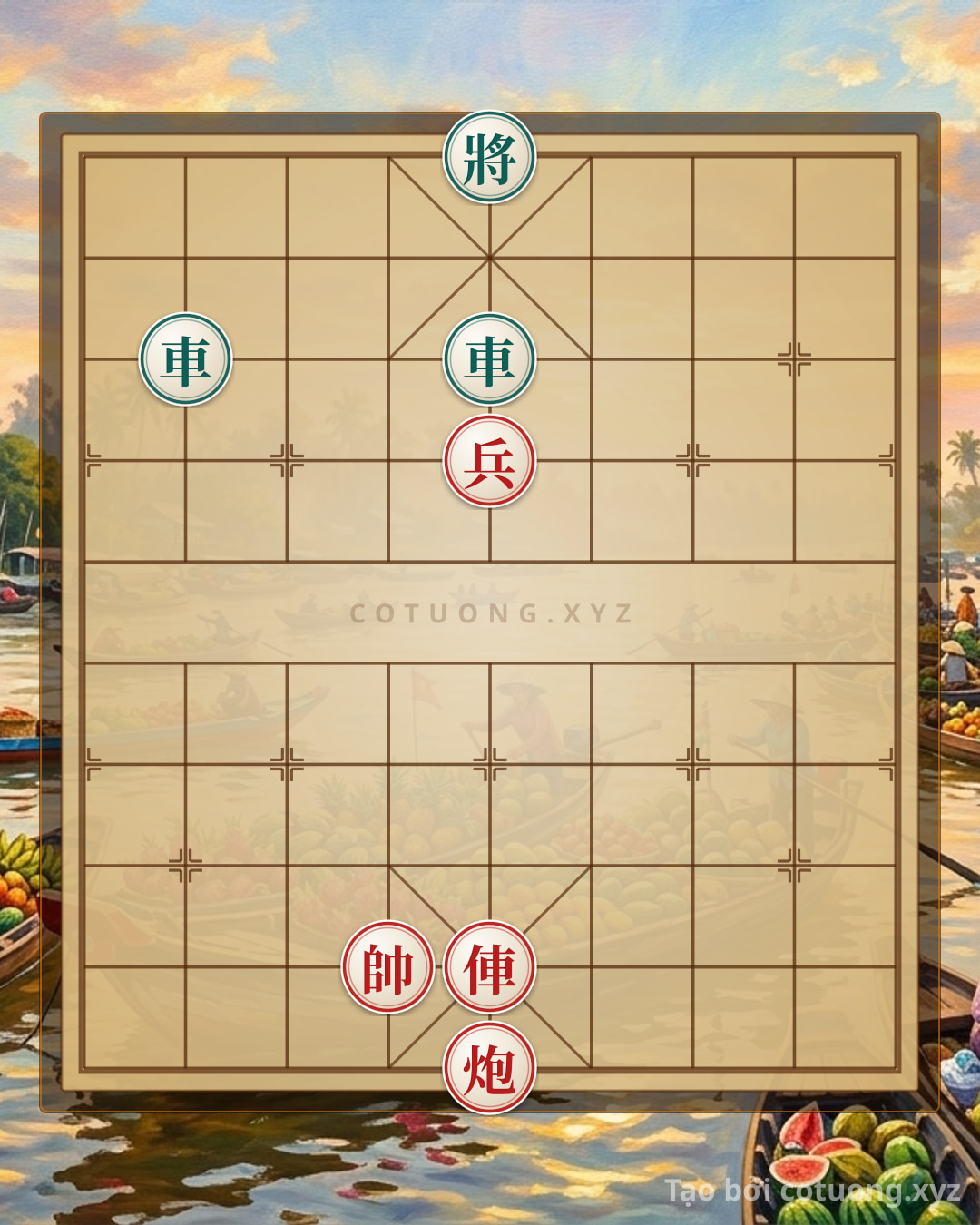 Challenge: Blitz Checkmate: Strategy of Black Rook and Red Cannon in Xiangqi - Can you solve it?