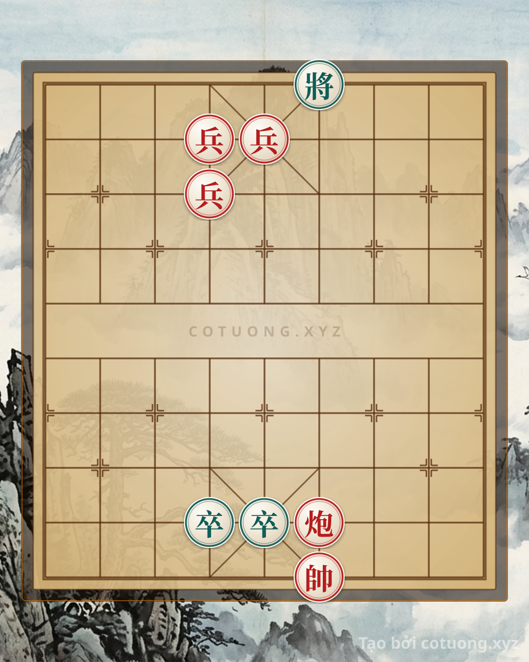 Challenge: Red General's Strategy: Defeating the Black General in 3 Moves - Can you solve it?