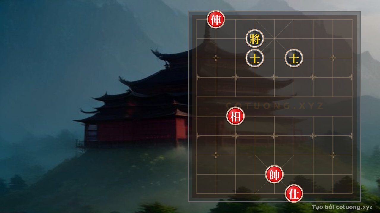 Thế cờ: Position 73: Red Rook on 8th File, 10th Rank - The 'Eye Opening' Trap of the Black General — Cờ Tướng Online