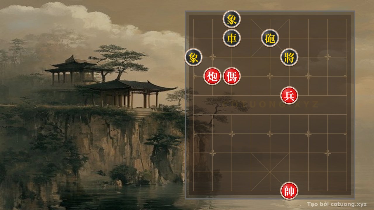 Thế cờ: Black General's Position 'Red Cannon 8-7' - Decisive Defensive Tactics — Cờ Tướng Online