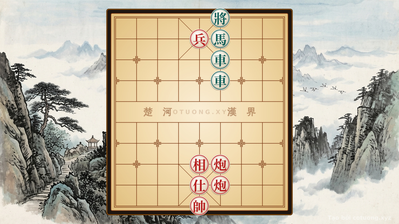 Thế cờ: Xiangqi Position: Black's Patience, Red's Aggressiveness - Defensive Tactics and Counterattacks — Cờ Tướng Online