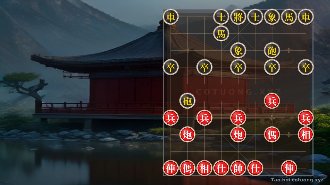 Thế cờ: The Black-Red Trap in Xiangqi (Chinese Chess) 1/10: When the Red Chariot is Ready to 'Pierce' - Tactical Analysis of a Brutal Battle — Cờ Tướng Online