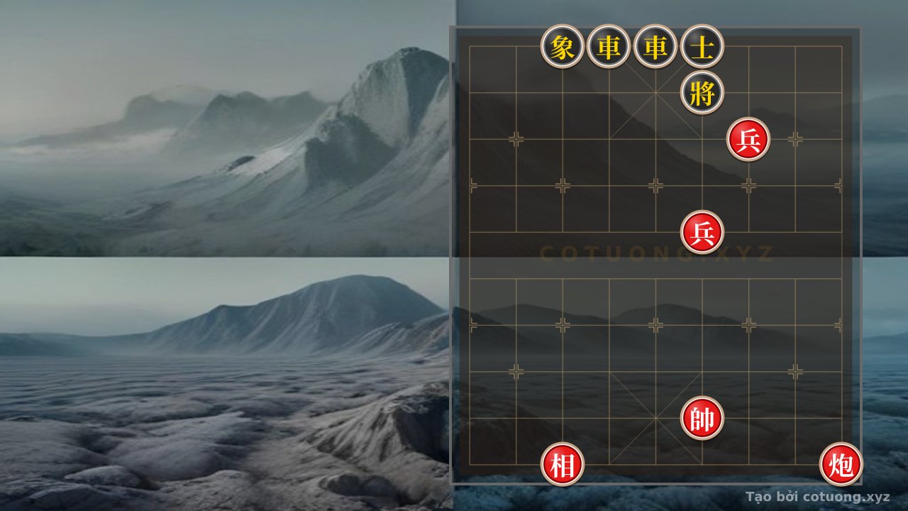 Thế cờ: Unique Xiangqi Formation: Red's Offensive, Black's Defensive — Cờ Tướng Online