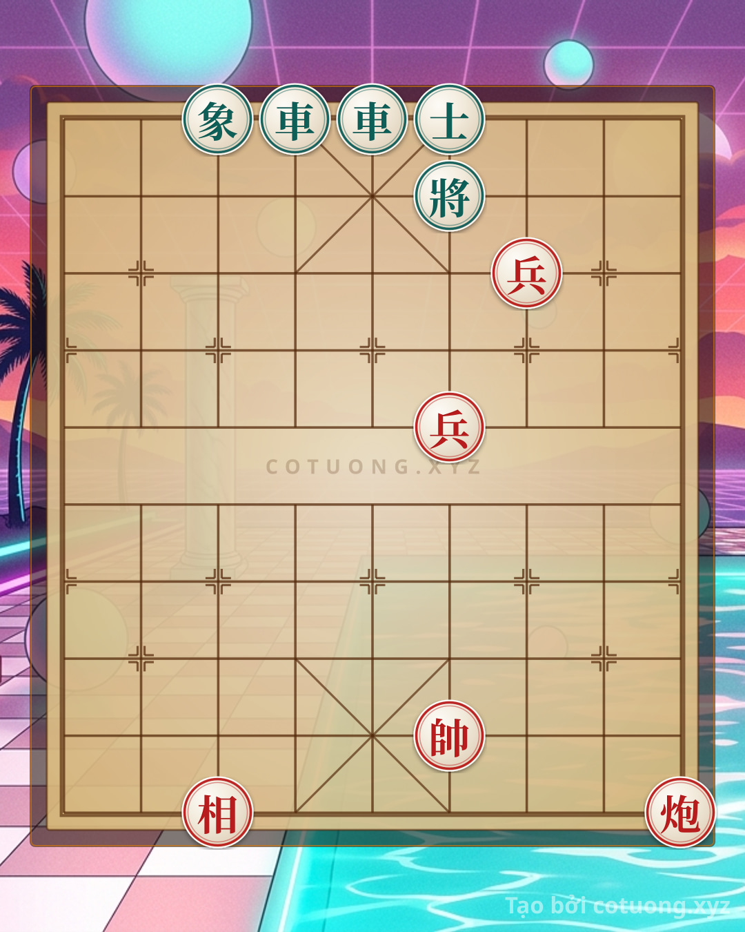 Challenge: Unique Xiangqi Formation: Red's Offensive, Black's Defensive - Can you solve it?