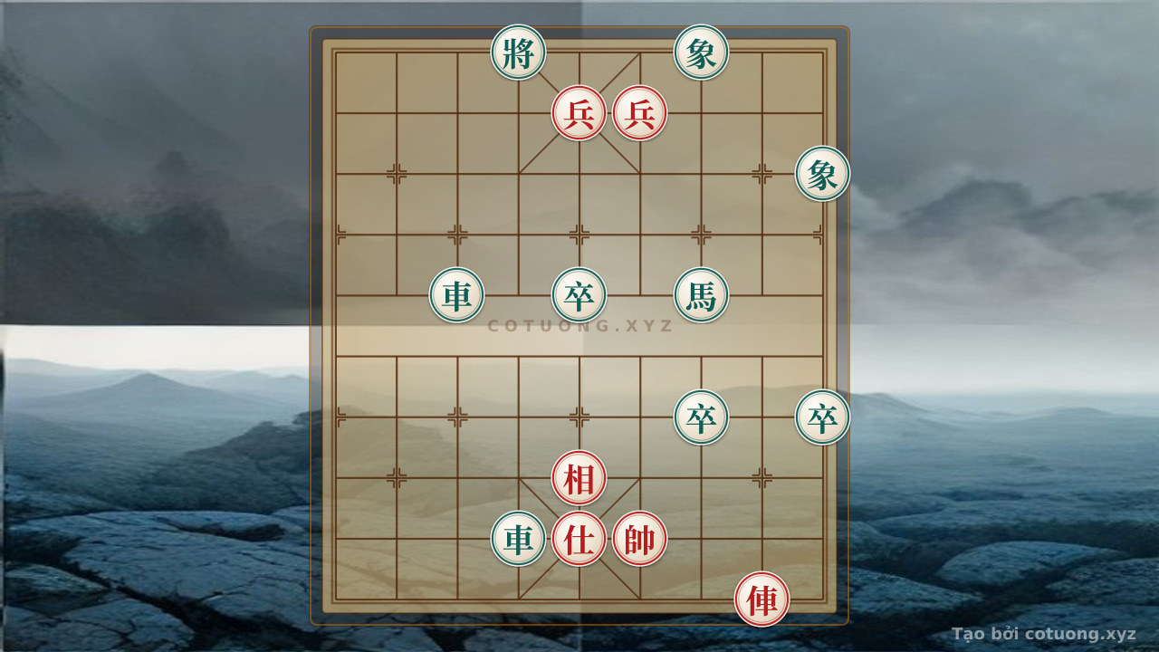 Thế cờ: The Ultimate Checkmate Trick: Red Chariot Sacrifices Black General in 3 Moves - Mastering the Art of Hidden Threats — Cờ Tướng Online