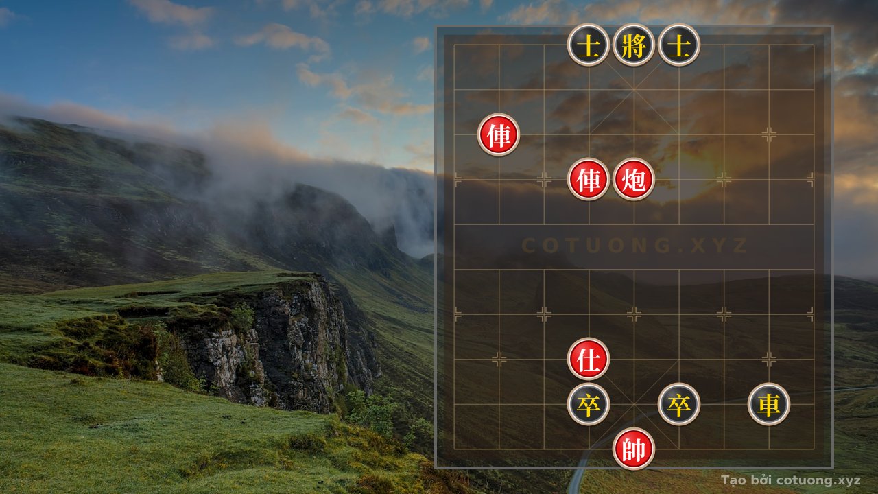 Thế cờ: Xiangqi: The Battle of Life and Death - Red Chariot Retreats to File 8, Red Cannon Hits Black Advisor — Cờ Tướng Online