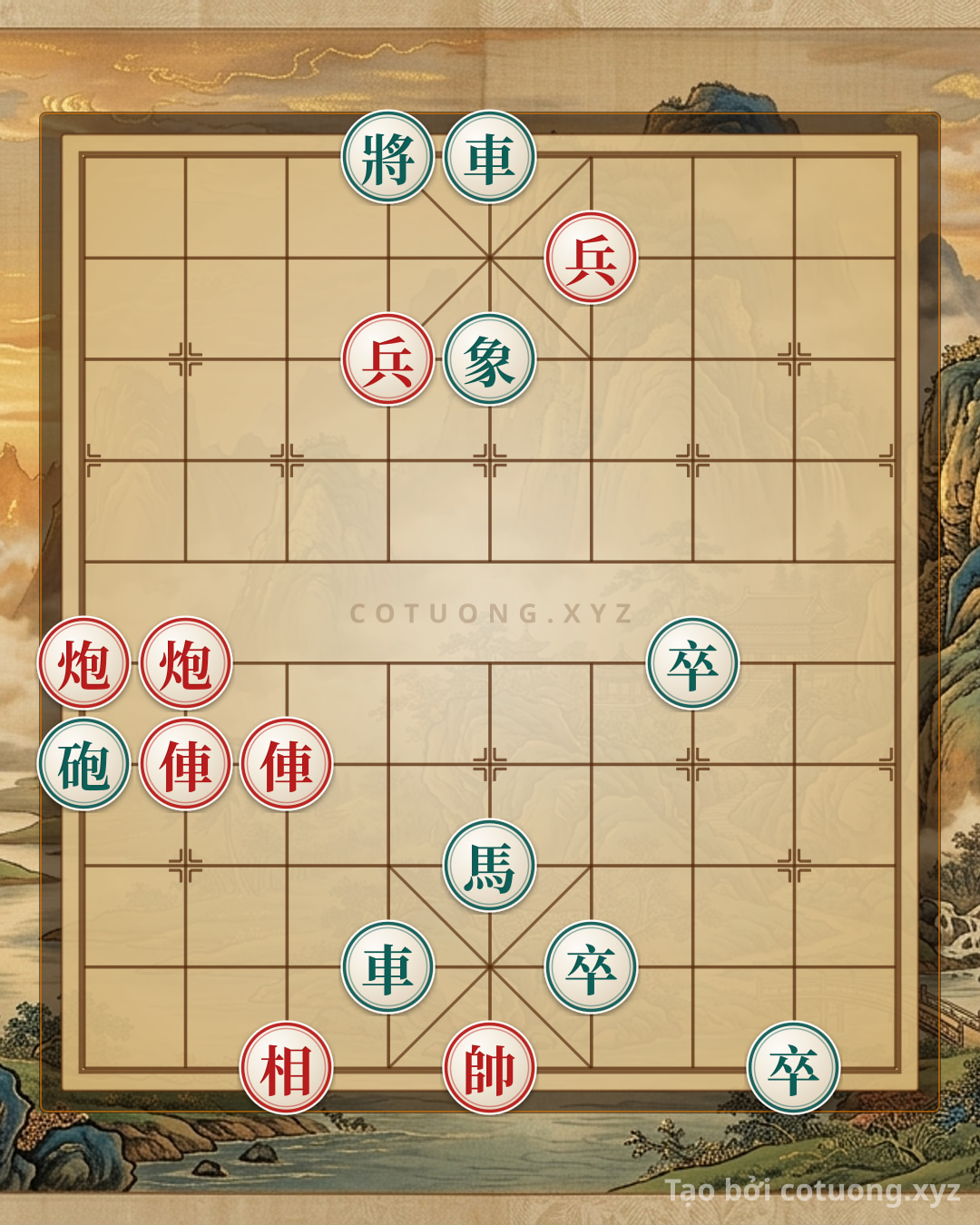 Challenge: Xiangqi Position: Rook Thrust and Cannon Empty Threat - Can you solve it?