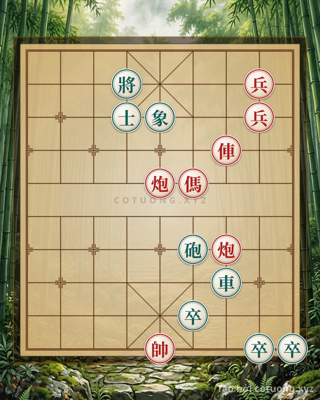 Challenge: Xiangqi Board: Red Cannon Enters Shenlong, Black Chariot Conceals Jianfeng - Can you solve it?
