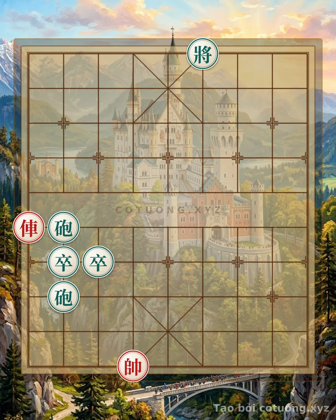 Thế cờ: Red Chariot: Tactical Kill Techniques Against Black in the 'Empty Cannon' Formation — Cờ Tướng Online