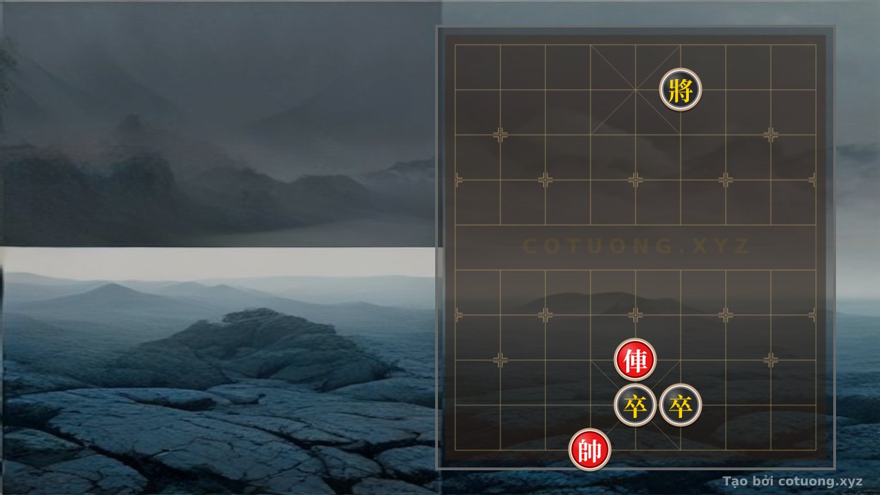 Thế cờ: Xiangqi Online Free: Win with Red Chariot - Black Pawn on File 6 Rank 2 — Cờ Tướng Online