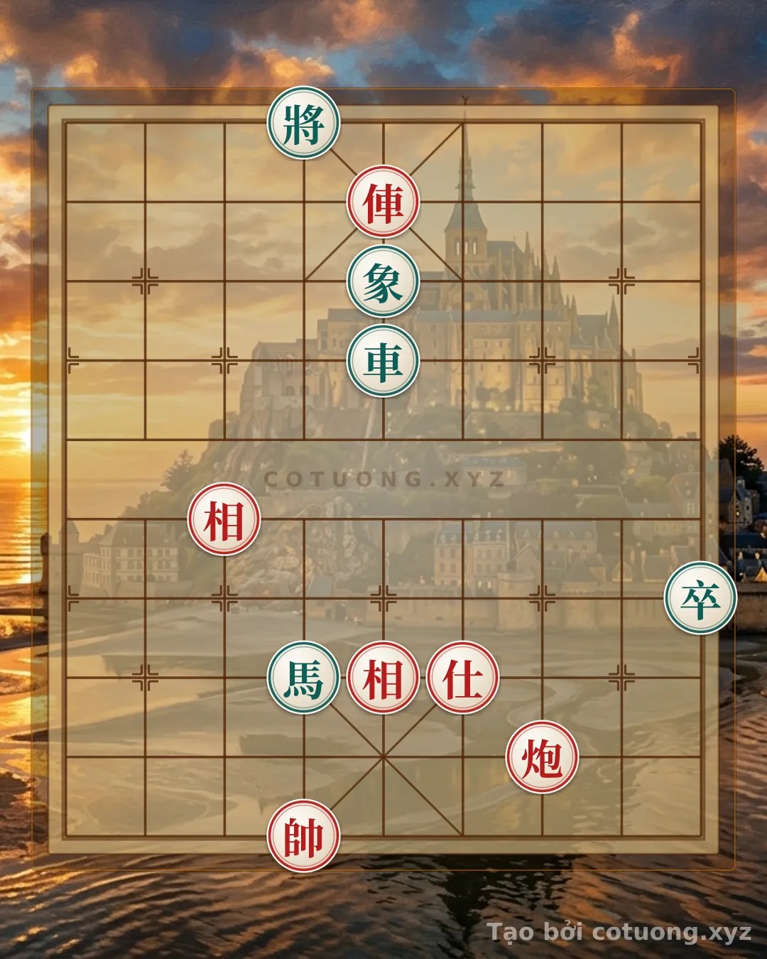 Challenge: Analysis of the 'Double Horse Leg' Position in Xiangqi: Red's Strategic Victory - Can you solve it?