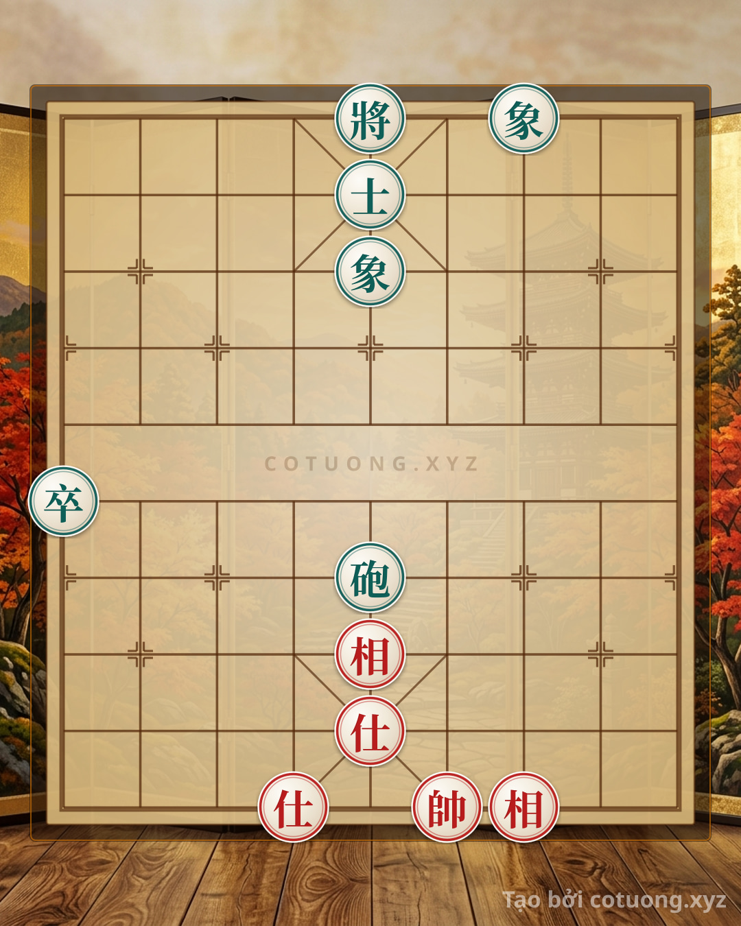 Challenge: The 'Trắc diện' Position - Red's Strategy to Close In on the Black General in the 5/10 Formation - Can you solve it?