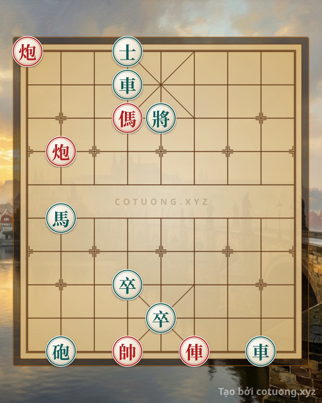 Challenge: Xiangqi Tip 'Red's Counterattack': Reverse the Board with a Surprising Sacrifice Move - Can you solve it?