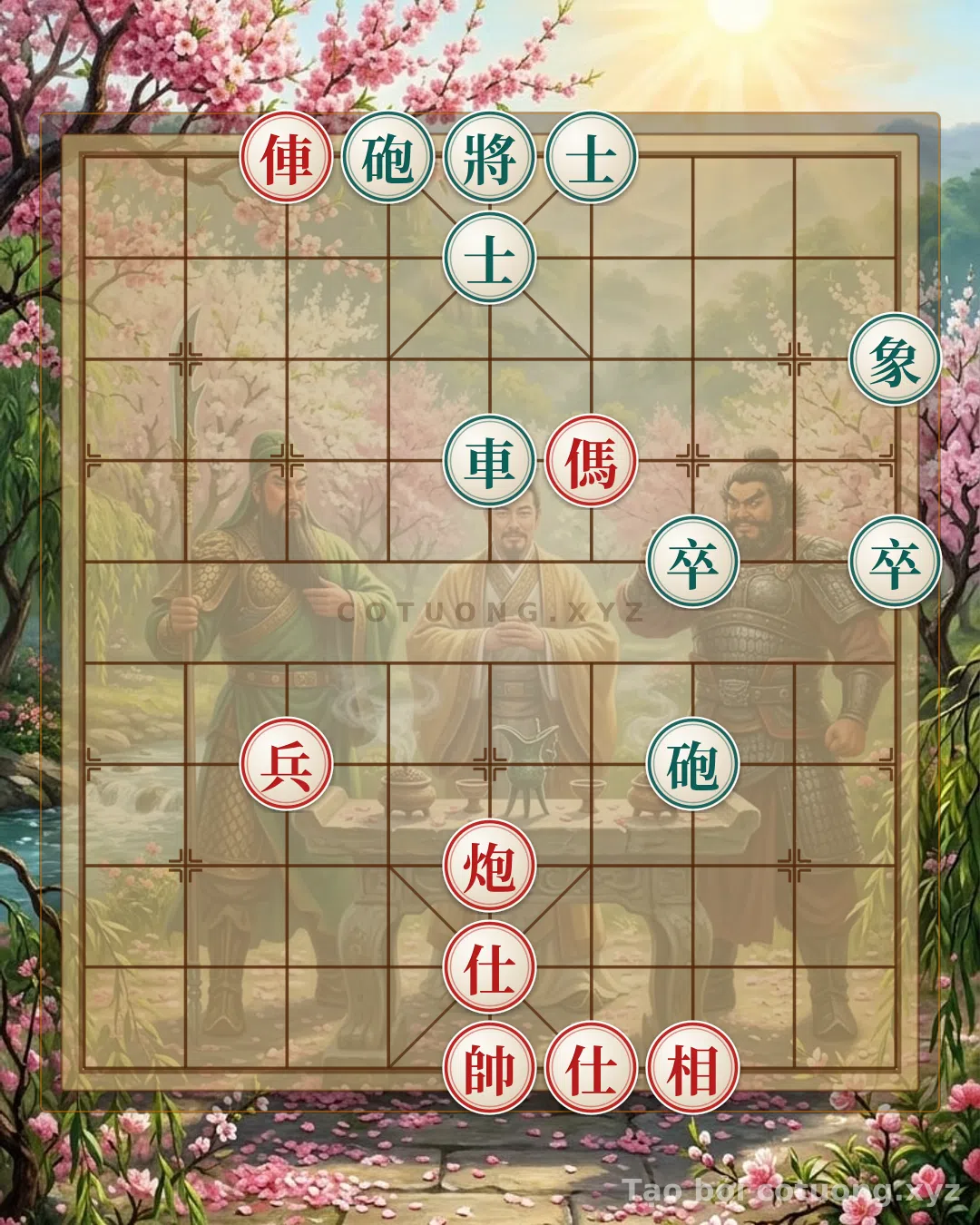 Thế cờ: Lightning Strike Tactics: Chariot-Cannon-Horse Blitz in a Flash - Legendary Board #cf4d — Cờ Tướng Online