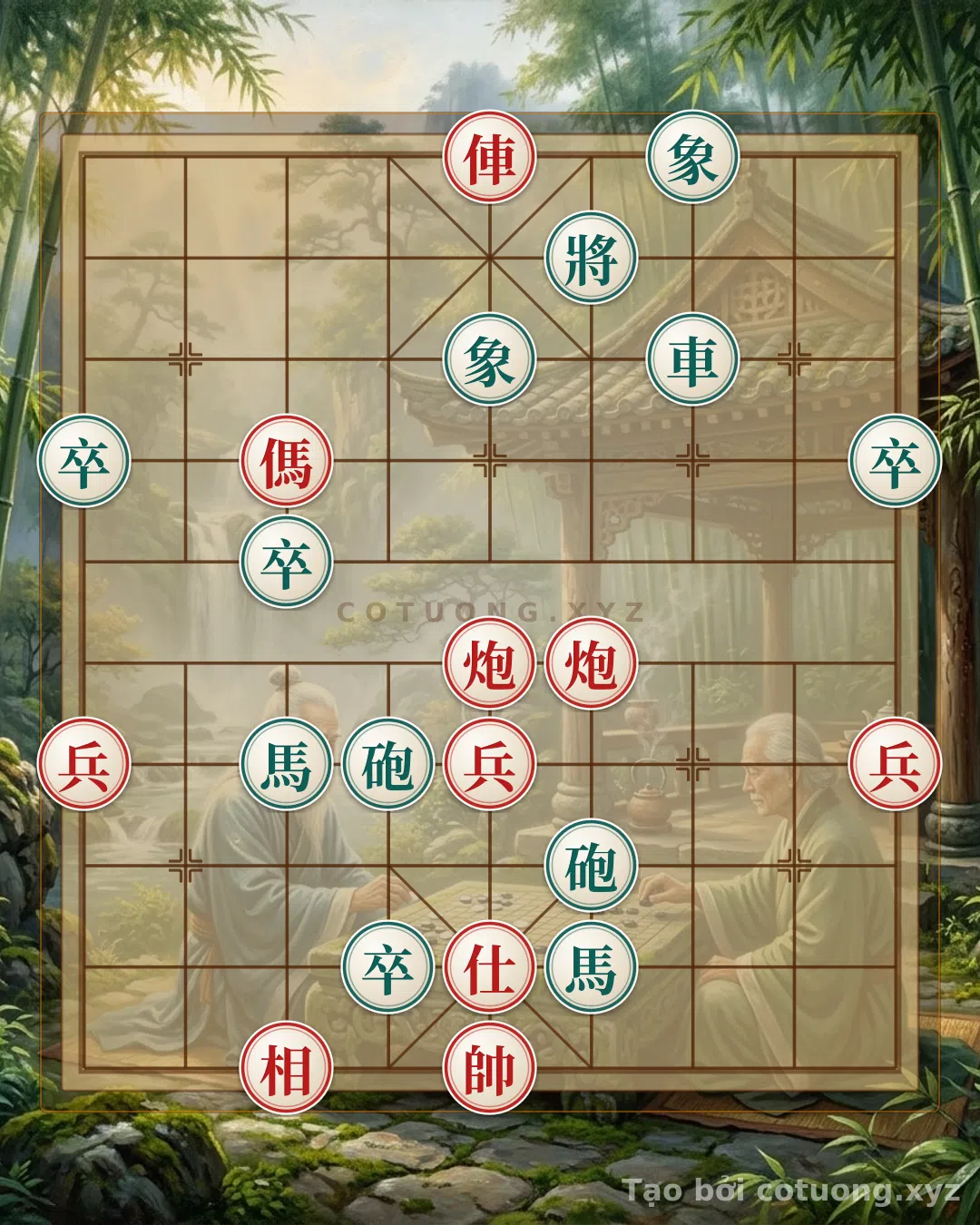 Challenge: The Tense Symphony: Red Chariot on File 5 and Black Elephant on File 7 in a Suffocating Position - Can you solve it?