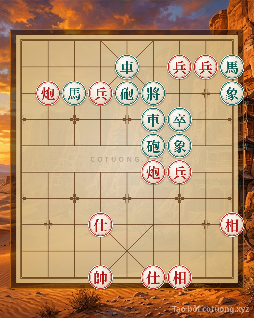Challenge: Xiangqi: Red Psychological Trap - Black Pawn on 7th File Saves the Day - Can you solve it?